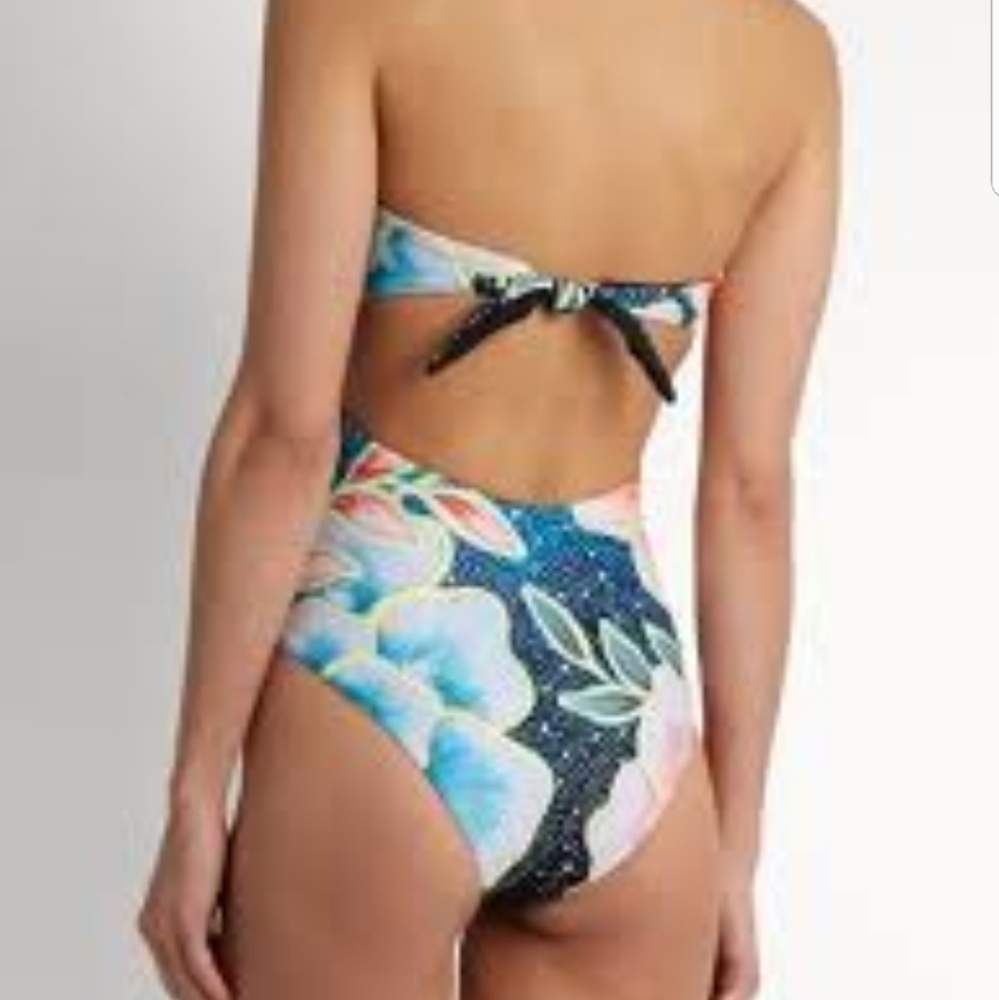 Mara Hoffman Swim One Piece Bikini Arcadia Indigo - Picture 3 of 8